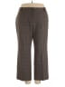 Avenue Tweed Brown Dress Pants Size 20 Petite - photo 1