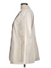 Lafayette 148 New York 100% Cotton Solid Ivory Blazer Size L - photo 5