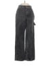 LACAUSA 100% Cotton Gray Jeans Size 2 - photo 1