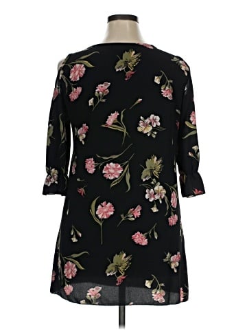 FancyQube 3/4 Sleeve Blouse (view 2)