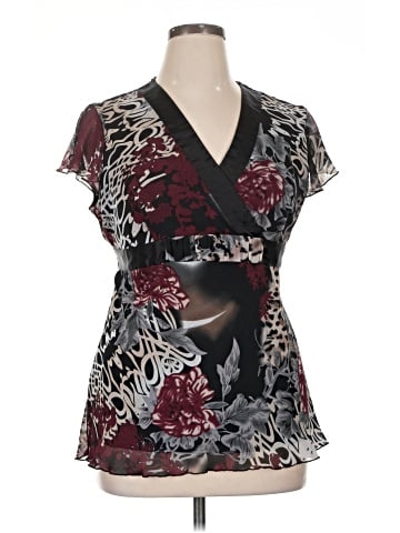 DressBarn Short Sleeve Blouse (view 1)