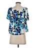 Aqua Blue Short Sleeve Blouse Size XS - photo 2