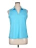 Tommy Bahama Blue Sleeveless Blouse Size XL - photo 1