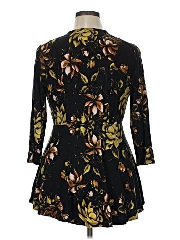 Melissa McCarthy Seven7 3/4 Sleeve Blouse (view 2)