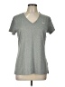 Nike 100% Polyester Gray Active T-Shirt Size L - photo 1