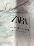 Zara 100% Polyester Solid Silver Snow Jacket Size 9 - 10 - photo 3