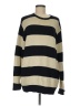 John Galt 100% Cotton Stripes Black Pullover Sweater Size S - photo 1