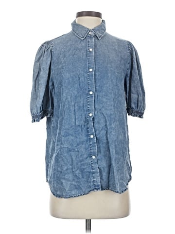 Jane and Delancey Short Sleeve Button-Down Shirt (view 1)