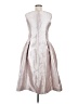 Tahari by ASL 100% Polyester Metallic Silver Cocktail Dress Size 6 - photo 2