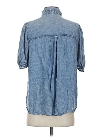 Jane and Delancey Short Sleeve Button-Down Shirt (view 2)