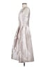 Tahari by ASL 100% Polyester Metallic Silver Cocktail Dress Size 6 - photo 5