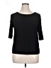 89th & Madison Black 3/4 Sleeve Top Size XL - photo 1