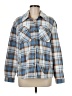 Sage Collective 100% Polyester Plaid Blue Jacket Size M - photo 1