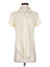 J.Crew Mercantile 100% Polyester Ivory Short Sleeve Blouse Size XS - photo 1
