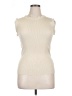 Unbranded 100% Viscose Ivory Sleeveless Top Size XL - photo 1