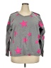 Torrid Stars Gray Sweatshirt Size 2X Plus (2) - photo 1
