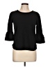 Green Envelope Black 3/4 Sleeve Top Size L - photo 1