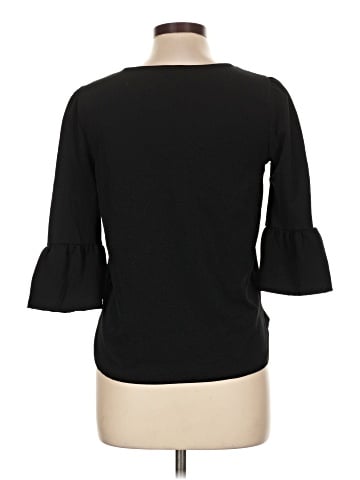 Green Envelope 3/4 Sleeve Top (view 2)