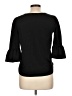 Green Envelope Black 3/4 Sleeve Top Size L - photo 2