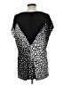 Renuar Stars Black Short Sleeve Blouse Size L - photo 2