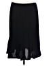 Mixit Solid Black Casual Skirt Size 8 - photo 1