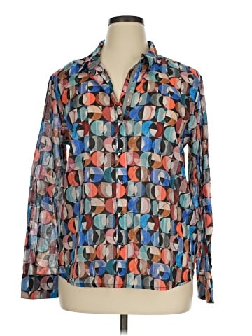 Nic + Zoe Long Sleeve Blouse (view 1)