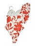 Unbranded Floral Ivory One Piece Swimsuit Size XL - photo 2