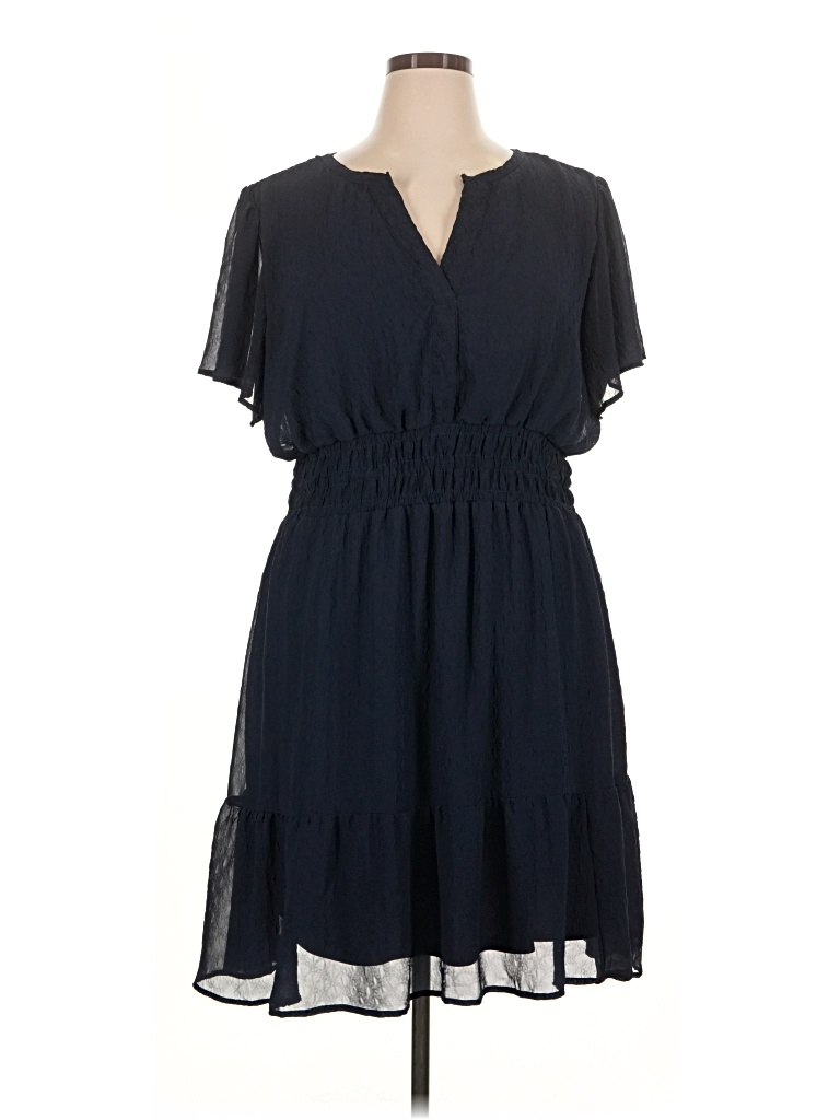 Pre-owned Maurices Casual Dress In Blue