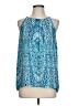 Violet & Claire Blue Sleeveless Blouse Size L - photo 1