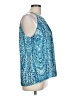 Violet & Claire Blue Sleeveless Blouse Size L - photo 4