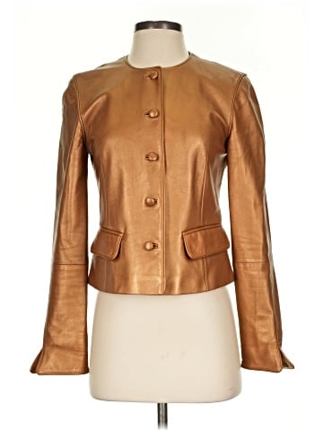 Lafayette 148 New York Leather Jacket (view 1)