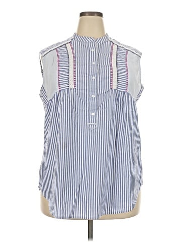 Lane Bryant Sleeveless Button-Down Shirt (view 1)