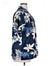 Unbranded Tropical Blue Short Sleeve Blouse Size XL - photo 4