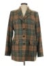 Pendleton 100% Virgin Wool Plaid Brown Wool Blazer Size 12 - photo 1