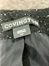 Covington 100% Polyester Tweed Black Jacket Size S - photo 6