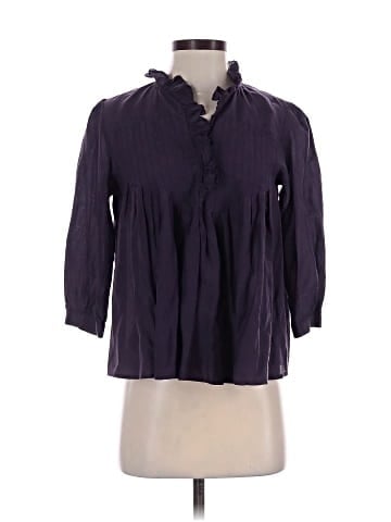 Forever 21 3/4 Sleeve Silk Top (view 1)