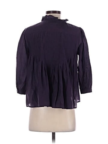 Forever 21 3/4 Sleeve Silk Top (view 2)