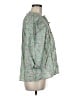 Unbranded Green Long Sleeve Blouse Size M - photo 4