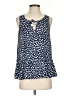 Vineyard Vines 100% Polyester Blue Sleeveless Blouse Size S - photo 1