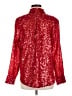J.Crew Collection 100% Polyester Red Long Sleeve Blouse Size 6 - photo 2