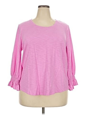 Chico's 3/4 Sleeve T-Shirt (view 1)