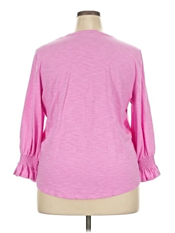 Chico's 3/4 Sleeve T-Shirt (view 2)