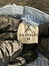 Anrabess Solid Blue Jumpsuit Size M - photo 4