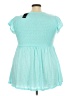 Torrid Teal Short Sleeve Top Size 3X Plus (3) - photo 2