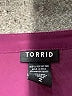 Torrid 100% Polyester Burgundy Short Sleeve Blouse Size 2X Plus (2) - photo 7