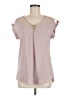 Express Outlet Pink Short Sleeve Blouse Size M - photo 1