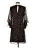 Calvin Klein 100% Polyester Floral Black Cocktail Dress Size 4 - photo 2