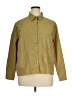 Born 100% Nylon Solid Tan Long Sleeve Button-Down Shirt Size XL - photo 1