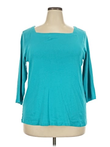 Chico's 3/4 Sleeve T-Shirt (view 1)