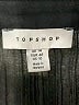 Topshop 100% Polyester Black Long Sleeve Blouse Size 10 - photo 7